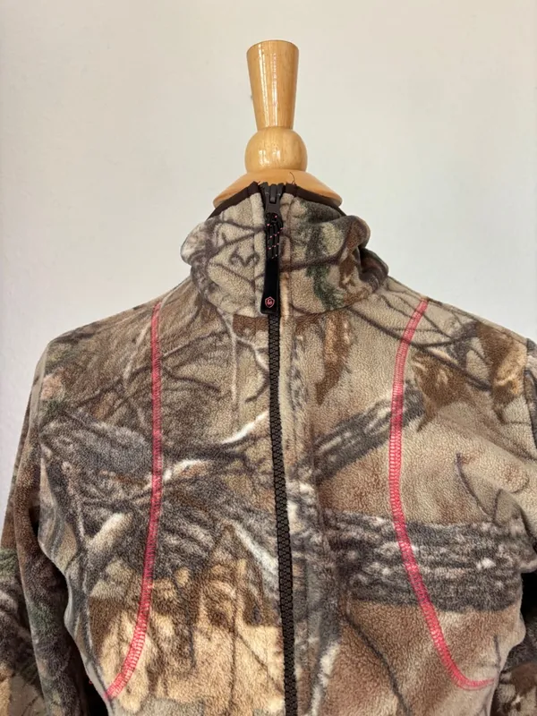 Game Winner Camouflage Fleece Collared Zip Up Jacket - Image 4