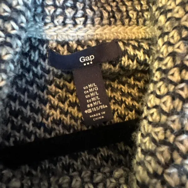 Gap blue and grey sweater vest Size M - Image 3