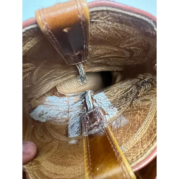 Ariat Leather Cowboy Boots Women’s Sz. 6.5 - Image 7