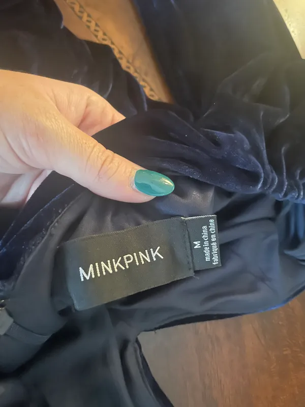MINKPINK Velvet Dress Revolve - Image 3