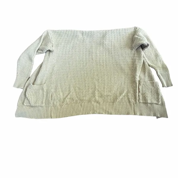 American Eagle Outfitters Tan Knit Cardigan Sweater - Image 2