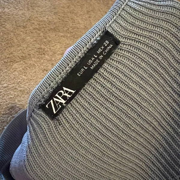 Zara‎ large grey crop top - Image 6
