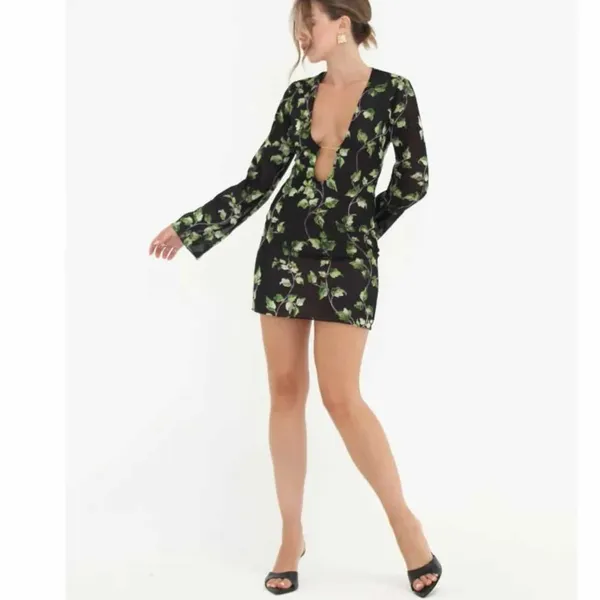 Rumored Sterling Mini Night Out Dress Size Small Envy - Image 7