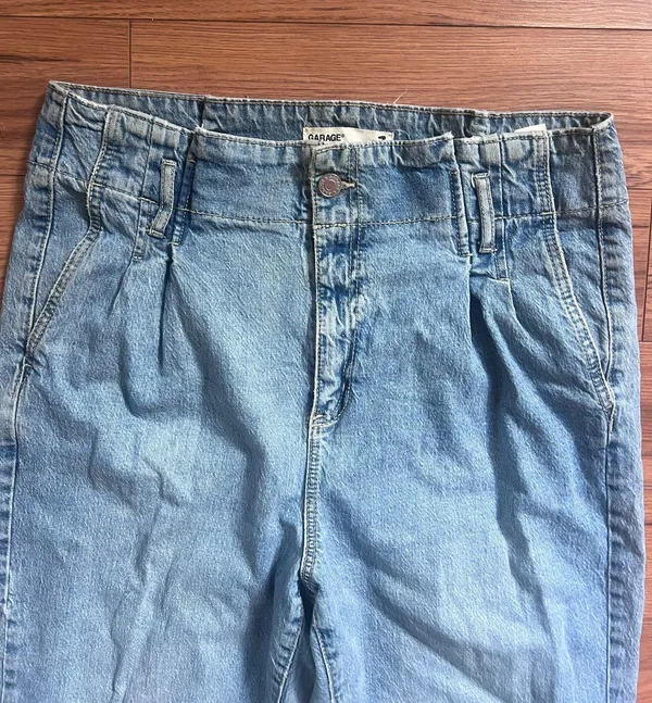 Garage Straight-leg Denim Blue Jeans - Image 5