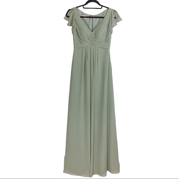 NWT JJ's House Chiffon Dress With Cascading Ruffles Pockets Size 0 - Image 6