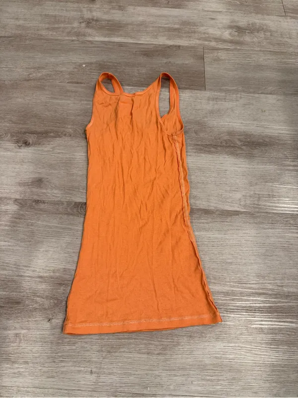 Hollister Y2K Ribbed Orange Tank Size Medium - Image 5