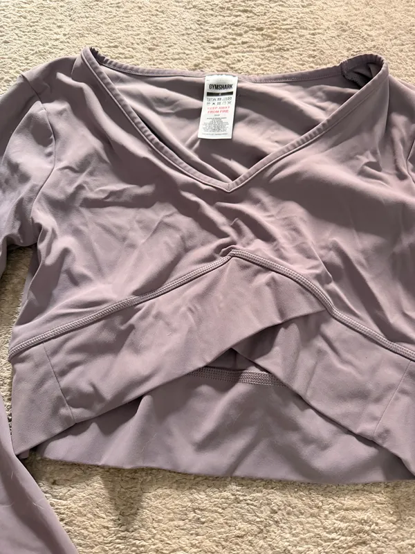 Gymshark Long Sleeve Crop Top - Image 2