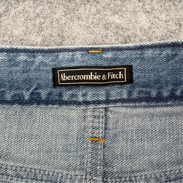 Abercrombie & Fitch boyfriend Jean Shorts size 26 100% cotton - Image 7