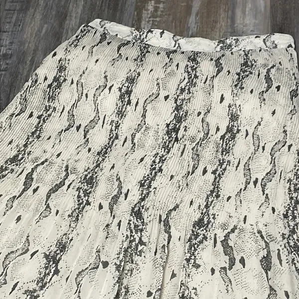 Vici pleated python midi skirt - Image 2