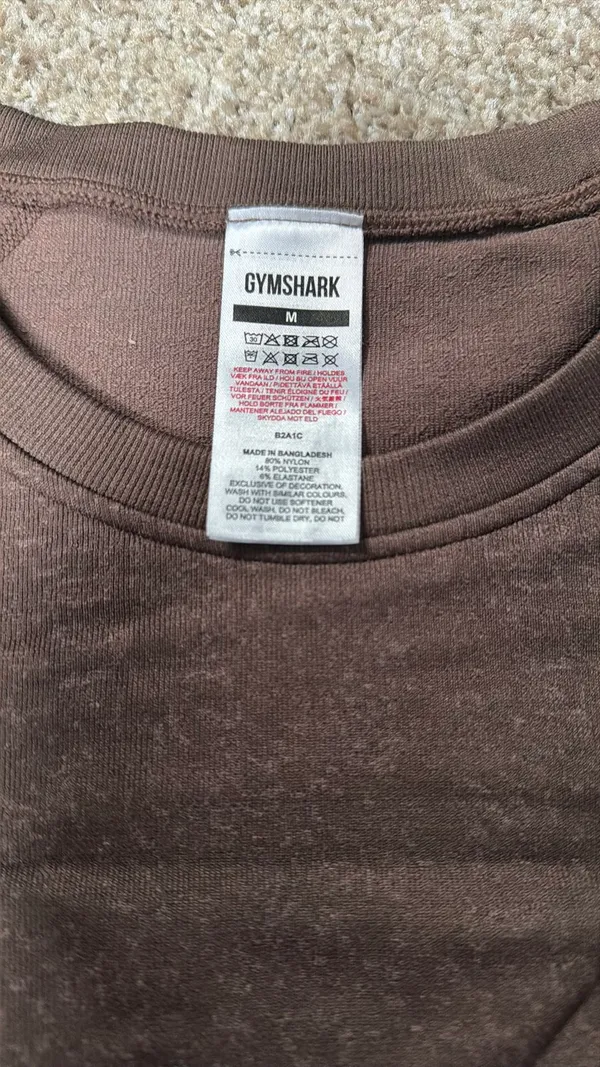 Gymshark Long Crop Sleeve Top - Image 2