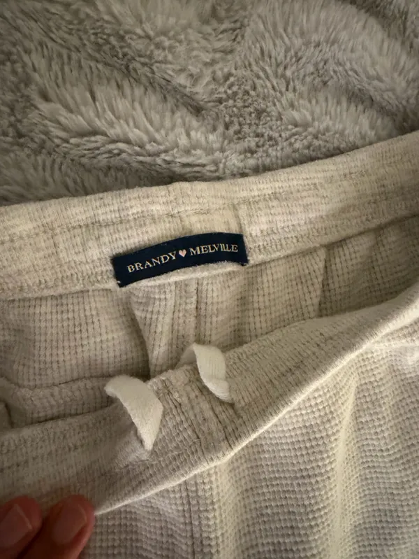 Brandy Melville Anastasia Waffle Sweatpants - Image 6