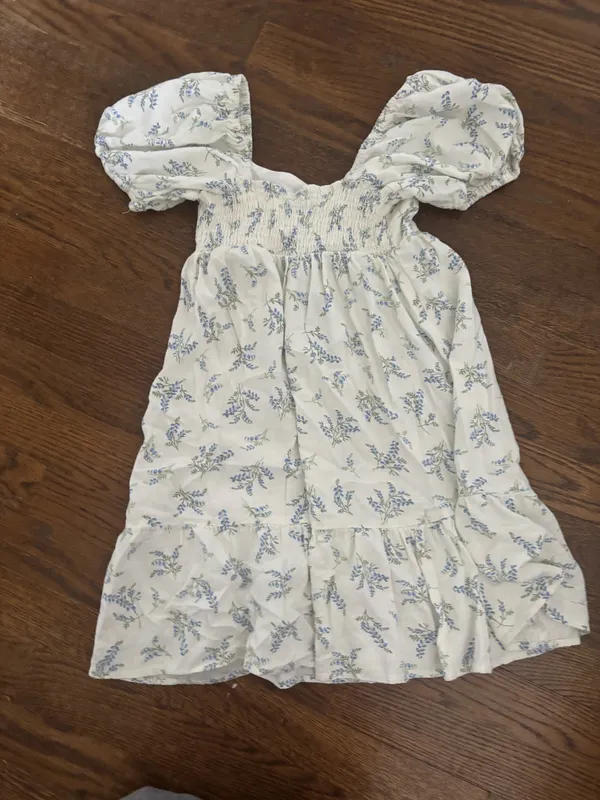 H&M White Floral Dress - Image 2