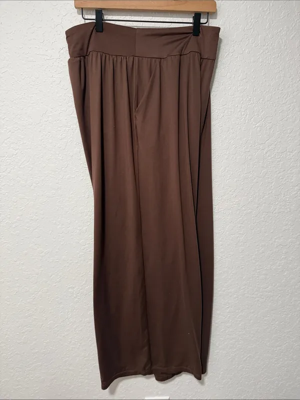 TORRID Wide Leg Brown Lounge Pants Size 1X - Image 13