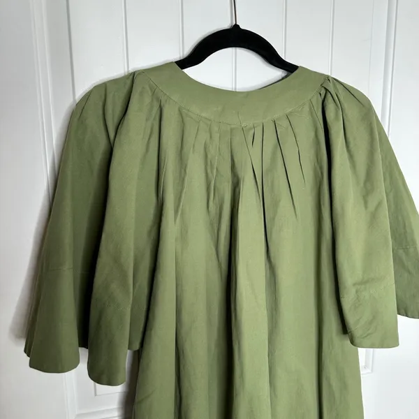 Tuckernuck‎ Pomander place green Finley flutter cotton dress size large vacation - Image 9