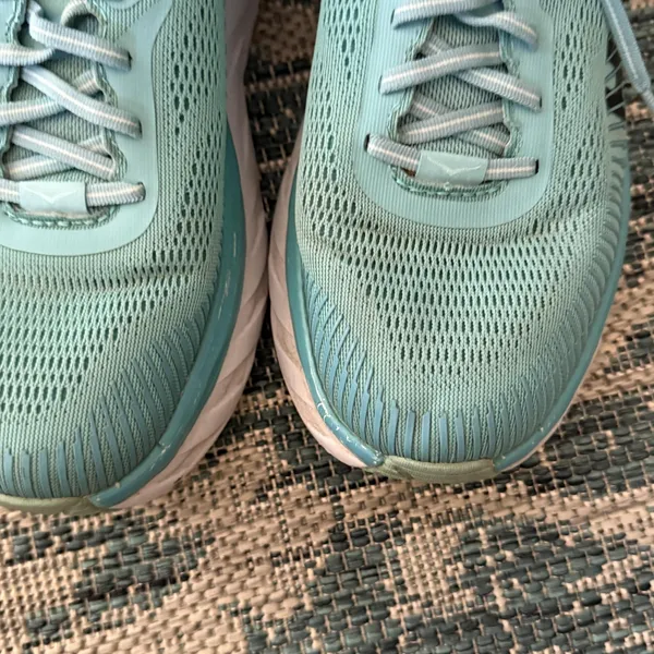 Hoka‎ One One Bondi 7 Shoes Womens Size 10.5 Blue Mesh Athletic Running Cushion - Image 3
