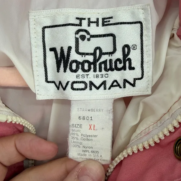 Vintage Woolrich Strawberry Anorak Jacket Size‎ XL Lightweight Waterproof USA - Image 6