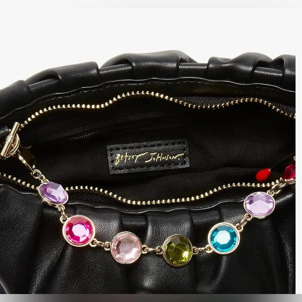 Betsy Johnson Party Black Shoulder Bag - Image 5