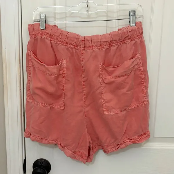 Aerie High Waisted Pull-On Shorts in Spicy Coral - Image 8
