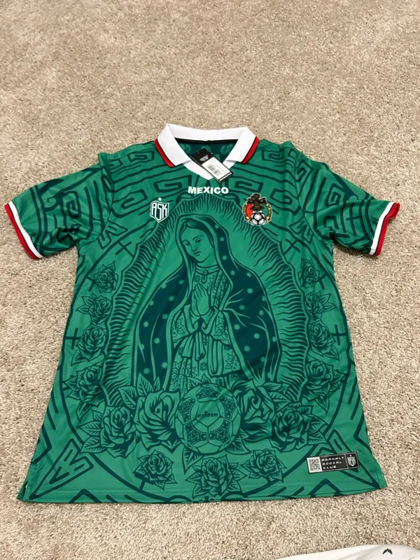 Mexico Guadalupe Jersey Green Size L - Image 2