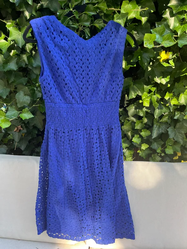 Rabbit Rabbit Rabbit Blue Lace Dress - Image 3