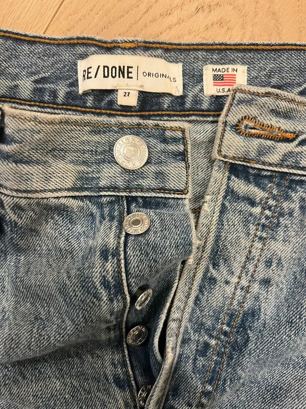 RE/DONE High-Rise Ripped-Knee Loose Jeans - Image 5