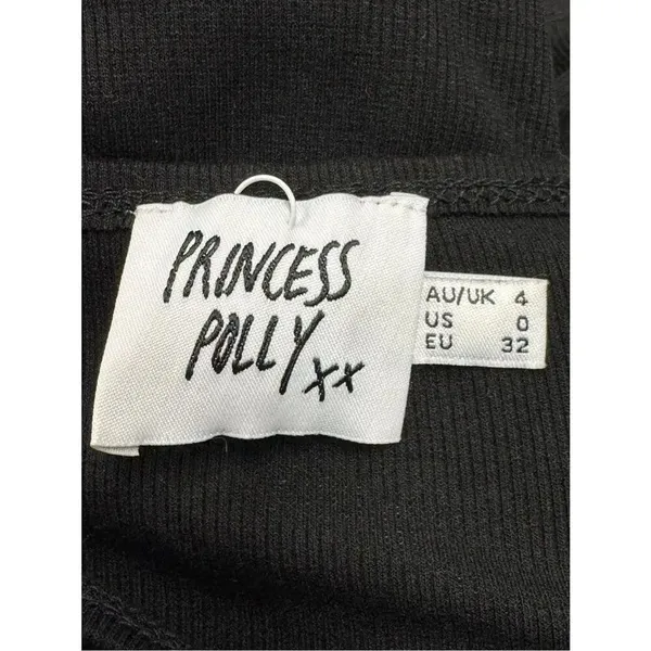 Princess Polly Charlotte Bodysuit Black Women’s 0 - Image 3