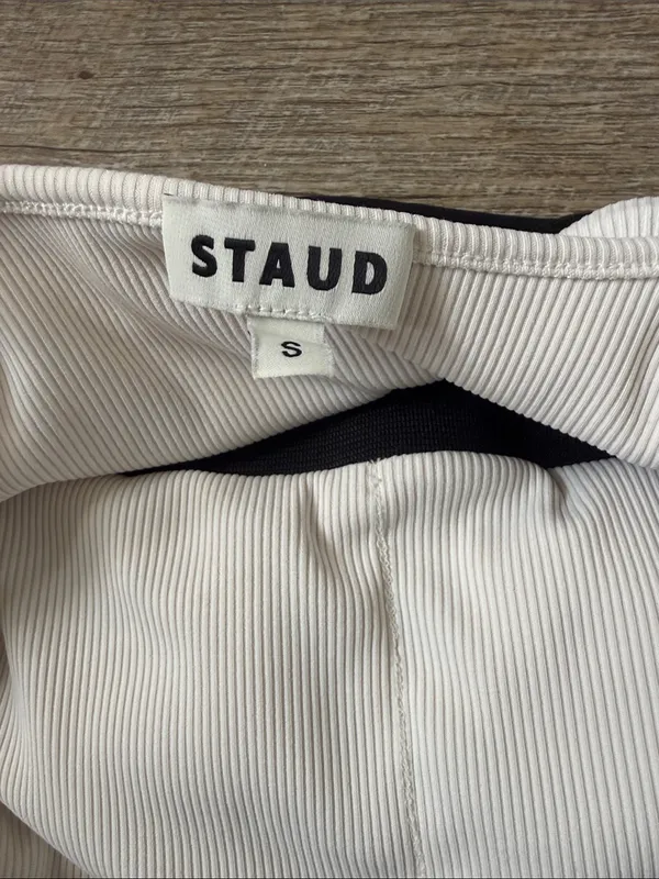 Staud Athletic Black and White Tennis Dress Size Small - Image 2