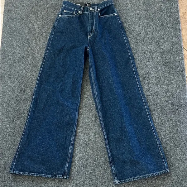 BDG Blue Denim Jeans A-Wide Leg SIZE 28 ( NWT) - Image 2