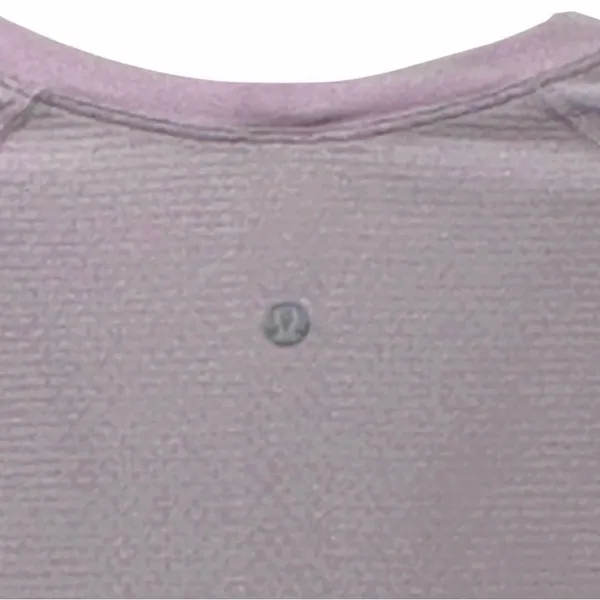 Lululemon Women's Swiftly Tech Long Sleeve Shirt Top Yoga Pastel Pink Thumbholes - Image 4