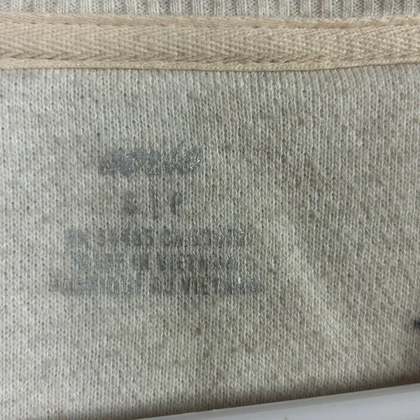 Aerie Good Vibes Gray Camo Oversized Crewneck Sweatshirt size S - Image 4