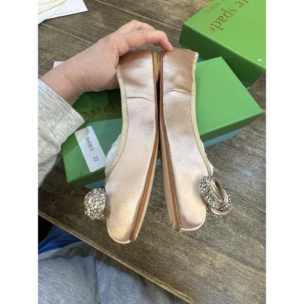 Kate Spade New York Women's Freya Ballet Flat, Roasted Peanut Size 7.5‎ - Image 9