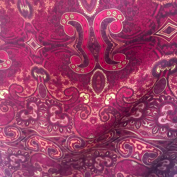 Apt. 9 Vibrant Red Paisley Halter Blouse - Image 4