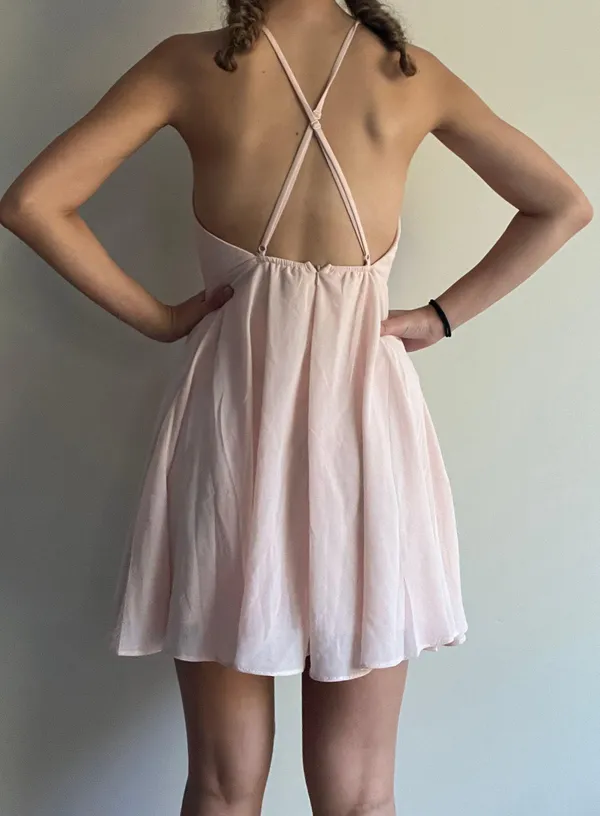 Lulus Light Blush Pink Dress - Image 5
