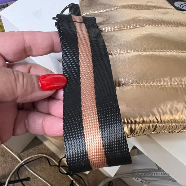 Think Royln Rose Gold Metallic‎ Quilted Wristlet - Image 6