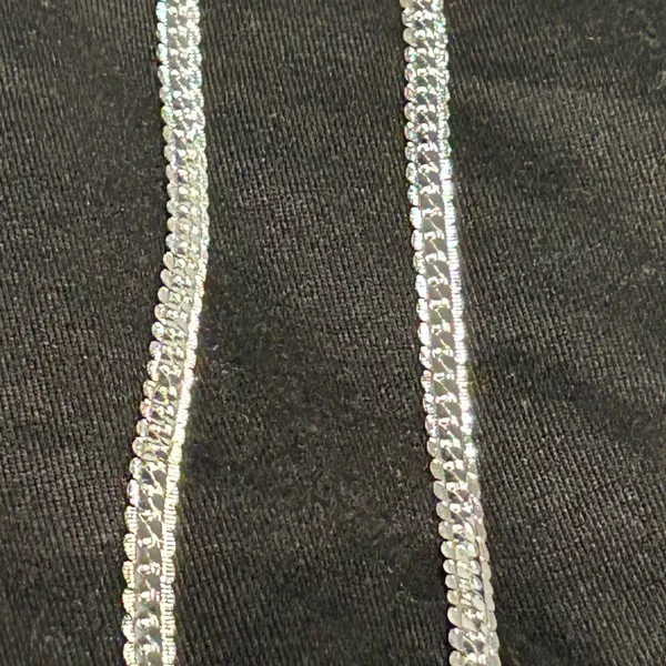 Elegant Silver Chain Necklace S925 - Image 3