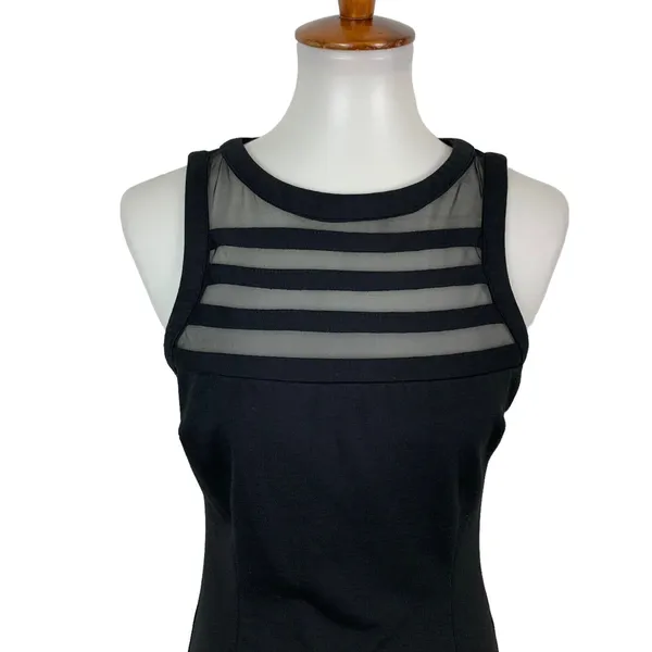 BB Dakota Dress Small Black Sleeveless Lace Bodycon Cocktail‎ Evening Party - Image 2