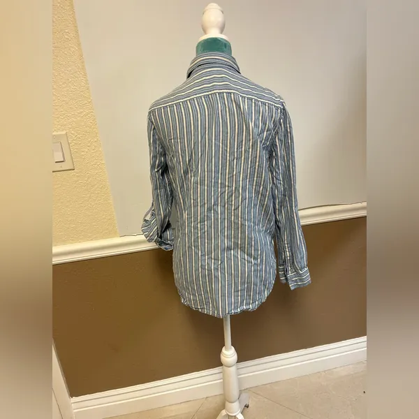 Babaton Striped Long Sleeve Button Tunic‎ Shirt – XS – Aritzia - Image 5
