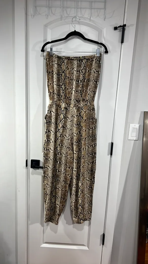 Blue Island snake skin Jumpsuit - Image 10
