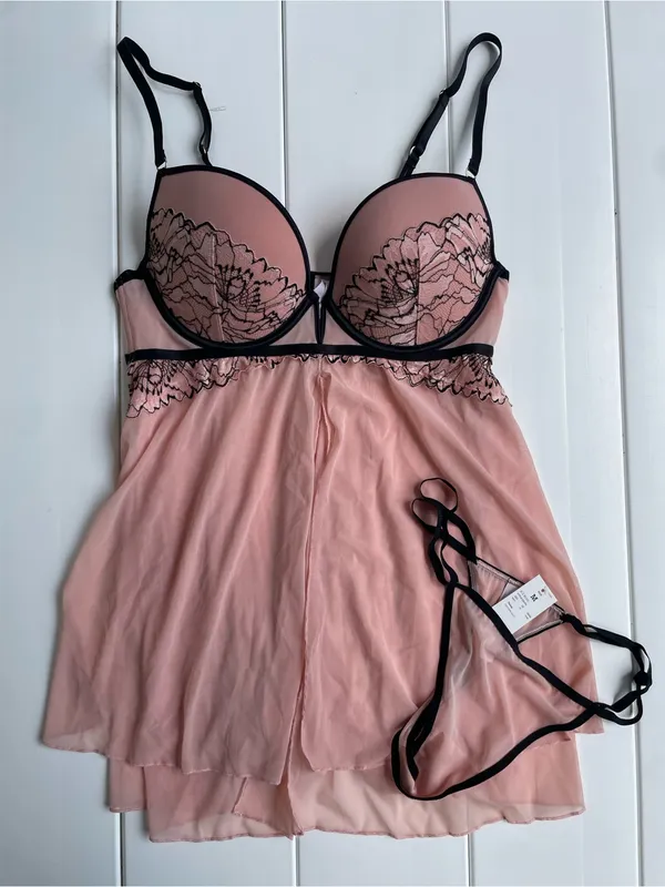 Auden Push-up Babydoll Dress, Lingerie, Size M - Image 2