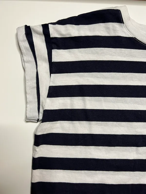 H&M Blue & White Striped Top - Image 3
