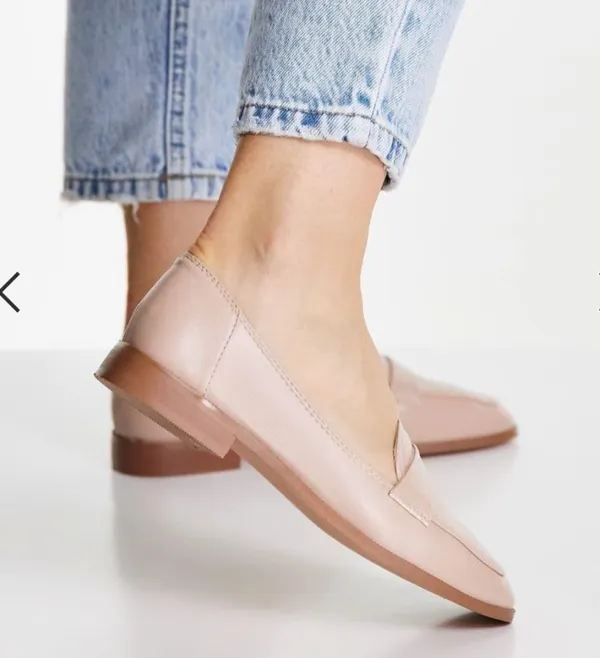 ASOS Light Pink Loafers - loafer flat shoes in blush - Image 2