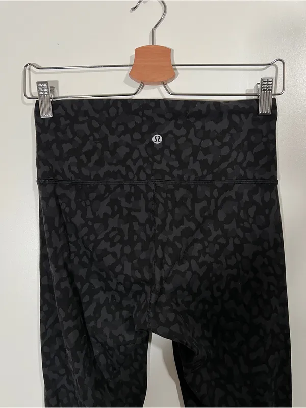 Lululemon Wunder Train High-Rise Leggings Size 8 *Drawstring Cut* Formation Camo - Image 4