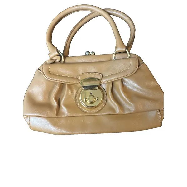 ALDO tan leather shoulder bag purse classic - Image 2