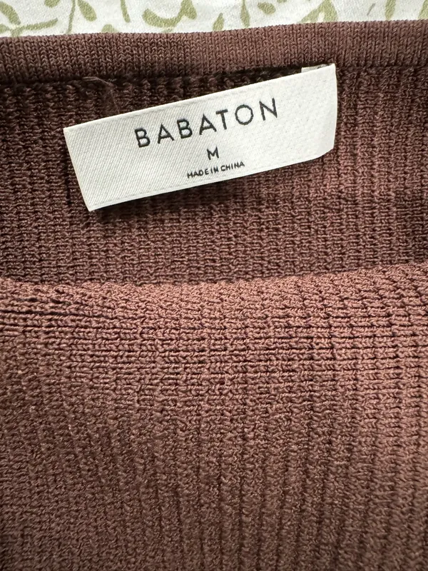 Aritzia Babaton Sculpt Knit Halter Top Brown - Image 3