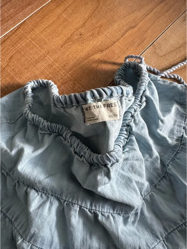 free people denim skirt - Image 2