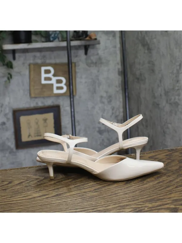 NWT Bandolino Rose Pointed Toe Kitten Heel Pump BNROSE3 Ivory Off White 8M - Image 12