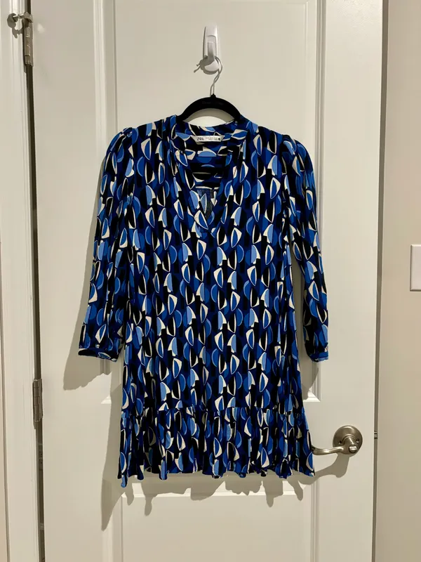 ZARA Mod Dress XS (Petite) - Image 4