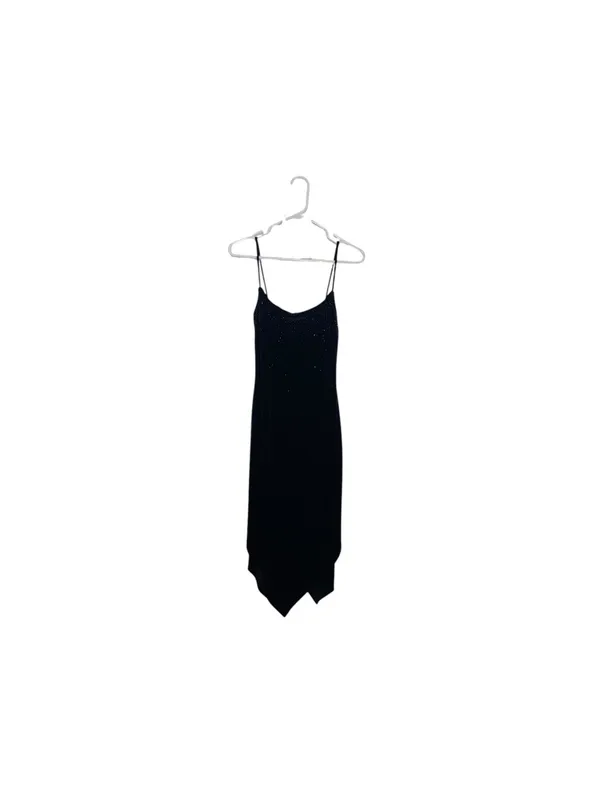Vintage Rampage 90s Y2K Velvet crystal Fairy Hem Midi Slip Dress cocktail moody - Image 4