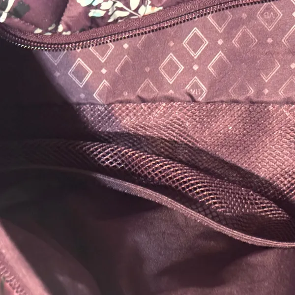 Vera Bradley Ultralight Active Duffel Bag Pressed Flowers Purple Travel Gym - Image 13