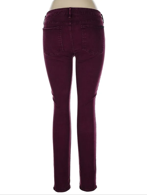 Jen7 By 7 FOR ALL MANKIND Women's Skinny Mid-Rise Jeans SIZE 10 - Image 2